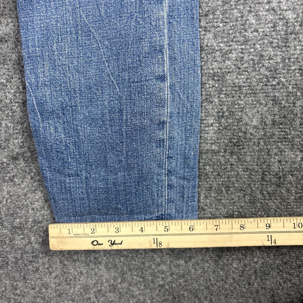 Abercrombie & Fitch The 90's Slim Straight Jeans Womens Size 25 Ultra High - Picture 8 of 10